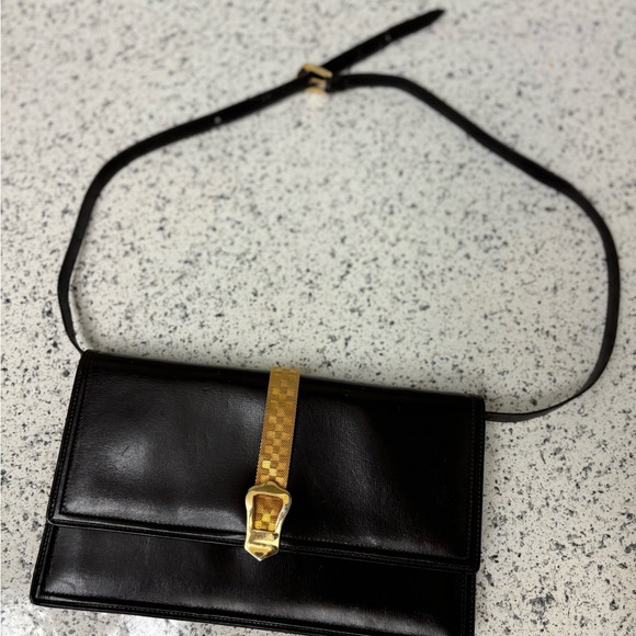Crossbody Clutch, Brown Leather main image 1